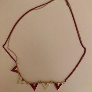 BaubleBar Short Triangle Necklace